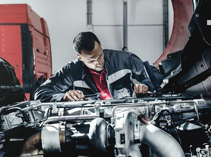 Truck servicing